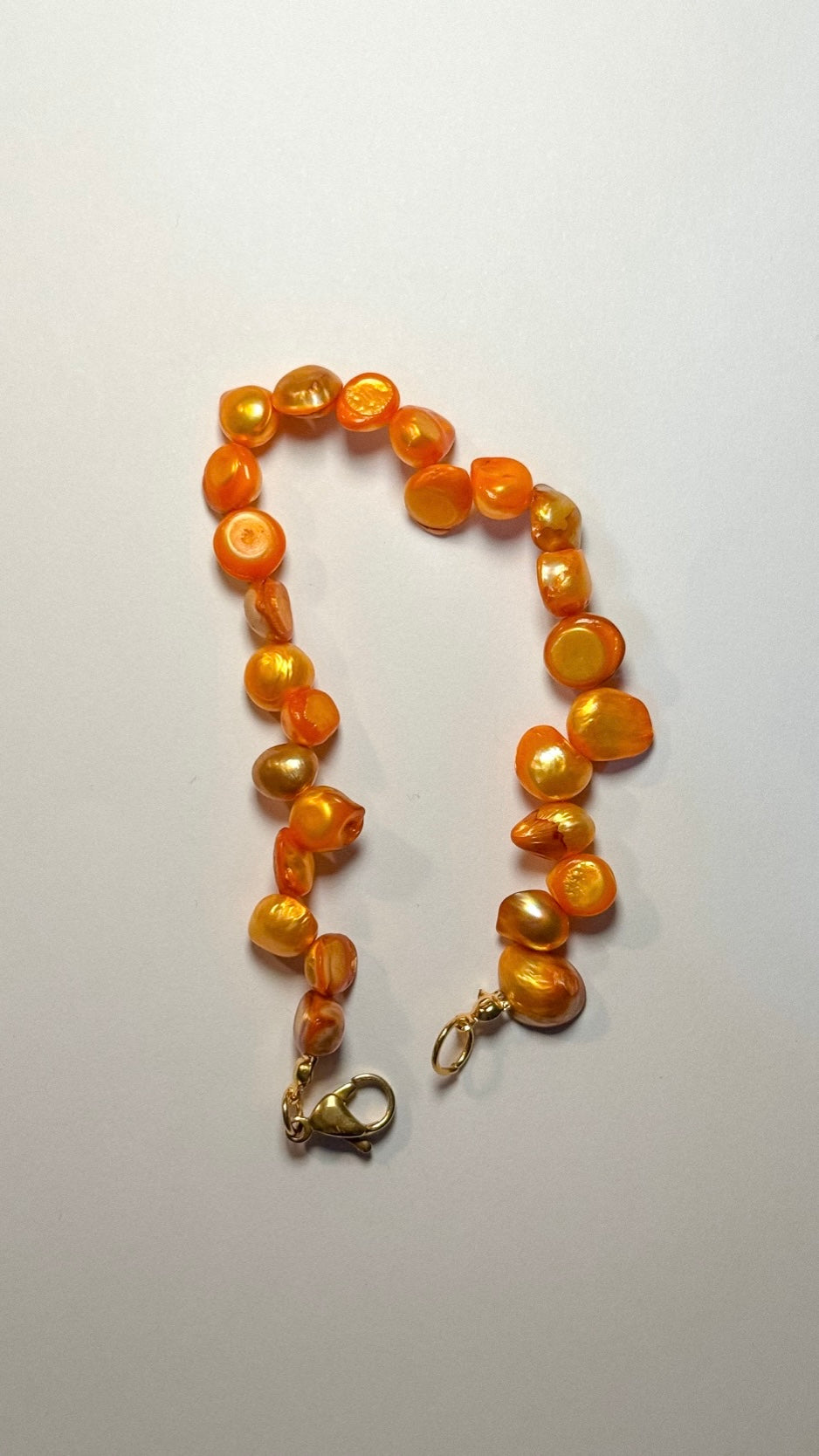Mitad ‘’YOU BRING HAPPINESS TO MY LIFE’’ naranja