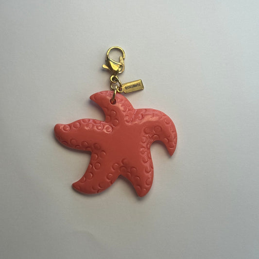 Charm ''PENTÁGONA'' coral
