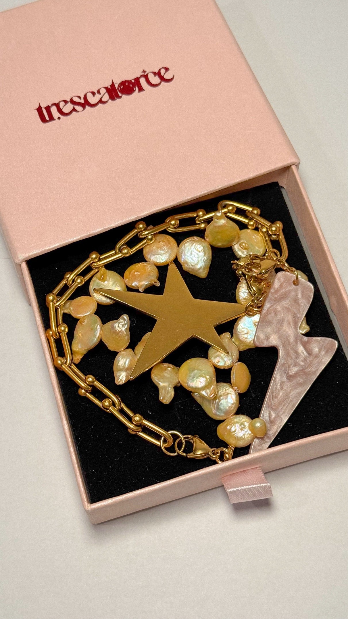 Charm ‘’LIGHTNING LOVE’’ rosa
