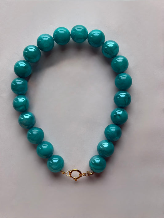 Collar ''POSITANO'' turquesa