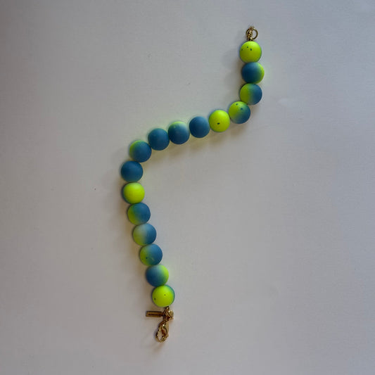 Mitad ''TRÓPICO'' azul y amarilla