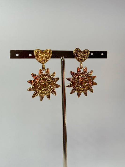 Pendientes SOL DE CORAZÓN
