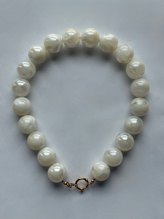 Collar ''POSITANO'' blanco